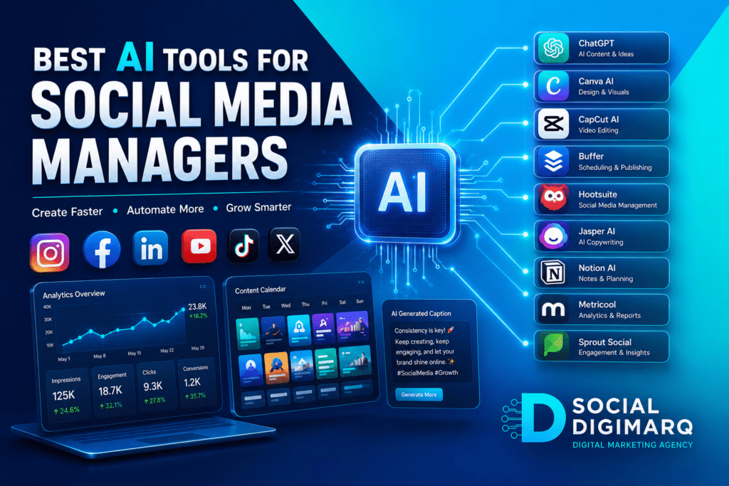 Best AI Tools for Social Media Managers